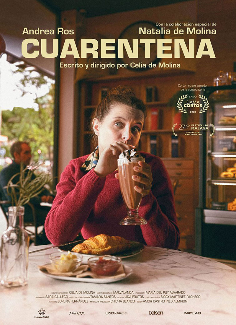 Cartel cortometraje Cuarentena