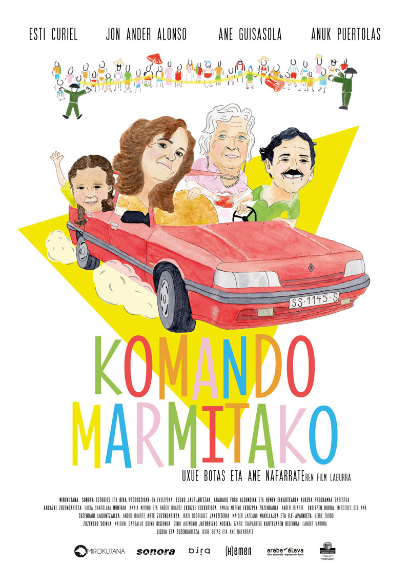 Cartel cortometraje Komando Marmitako