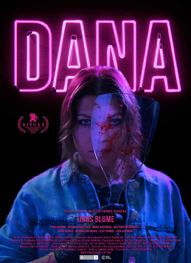 Cartel cortometraje Dana
