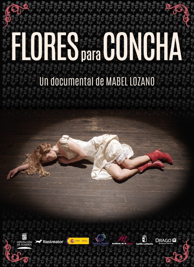 Cartel cortometraje Flores para Concha