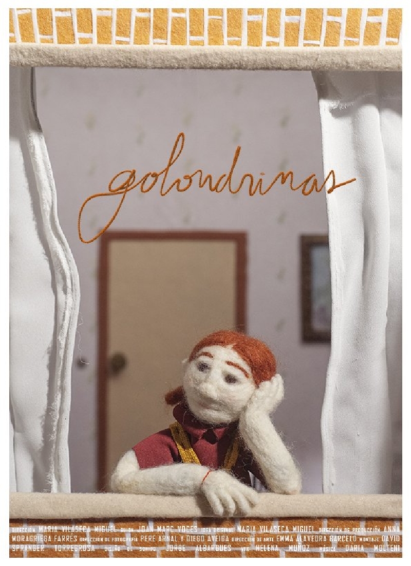 Cartel cortometraje Golondrinas
