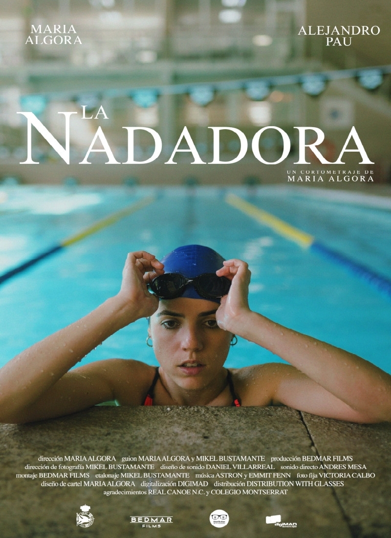 Cartel cortometraje La nadadora